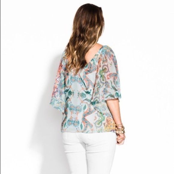 NWT CITY CHIC CASABLANCA TOP - Picture 2 of 7